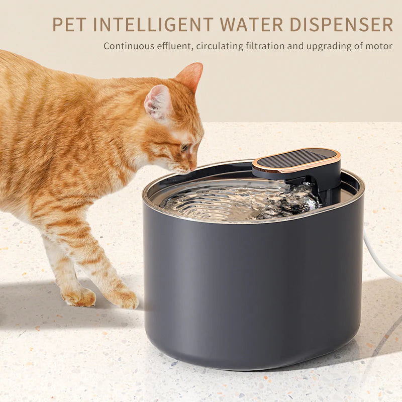 Pet Fountain, Automatic Large Capacity Quiet Enhanced Electric Core Pet Smart Water Dispenser, Automatic Cat Water Dispenser for Cat and Dog