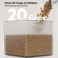 Automatic Cat Feeder for 2 Pets with Dual Bowls Smart Programmable Timer and Portion Control Dry Food Dispenser