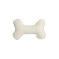 Cotton Canvas White Bone Dog Toy