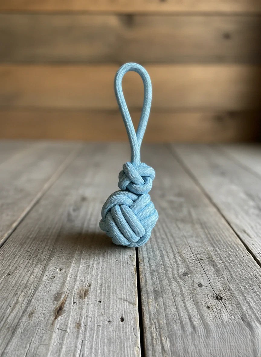 Knot Tug Toy for Dogs - Small, Pink - Durable Dental Health Chew Toy for Interactive Play